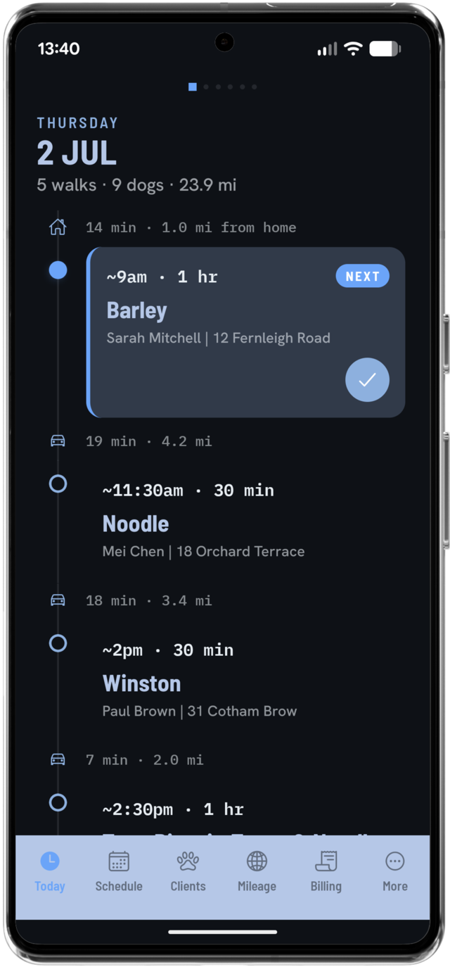 Midnight theme